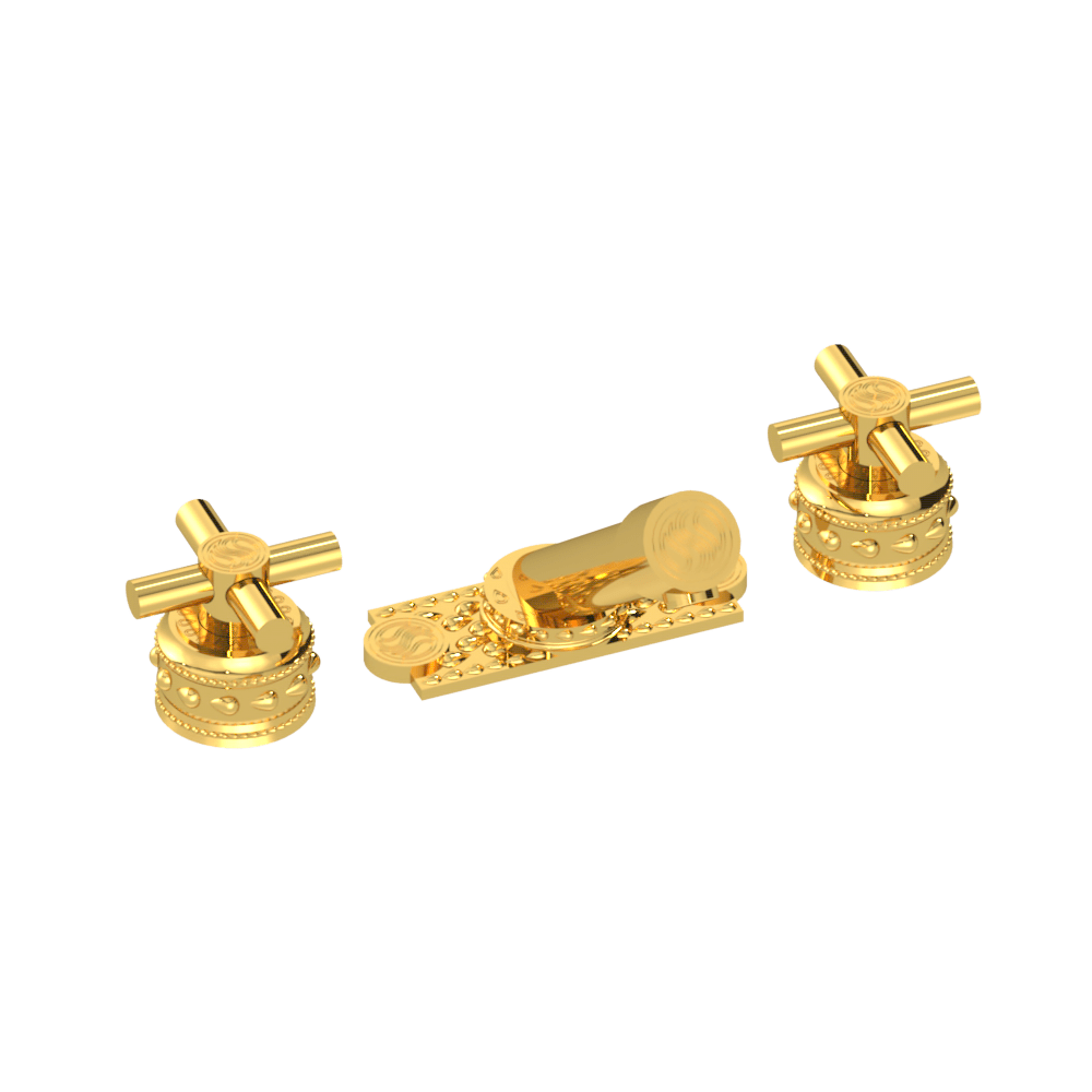 Purity Grand Quatro Deck Tub Faucet with Signature Plate