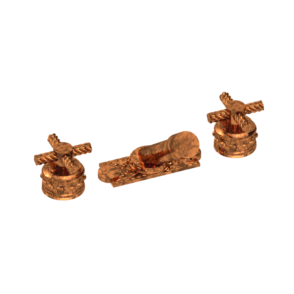 Eternity Grand Quatro Deck Tub Faucet with Signature Plate