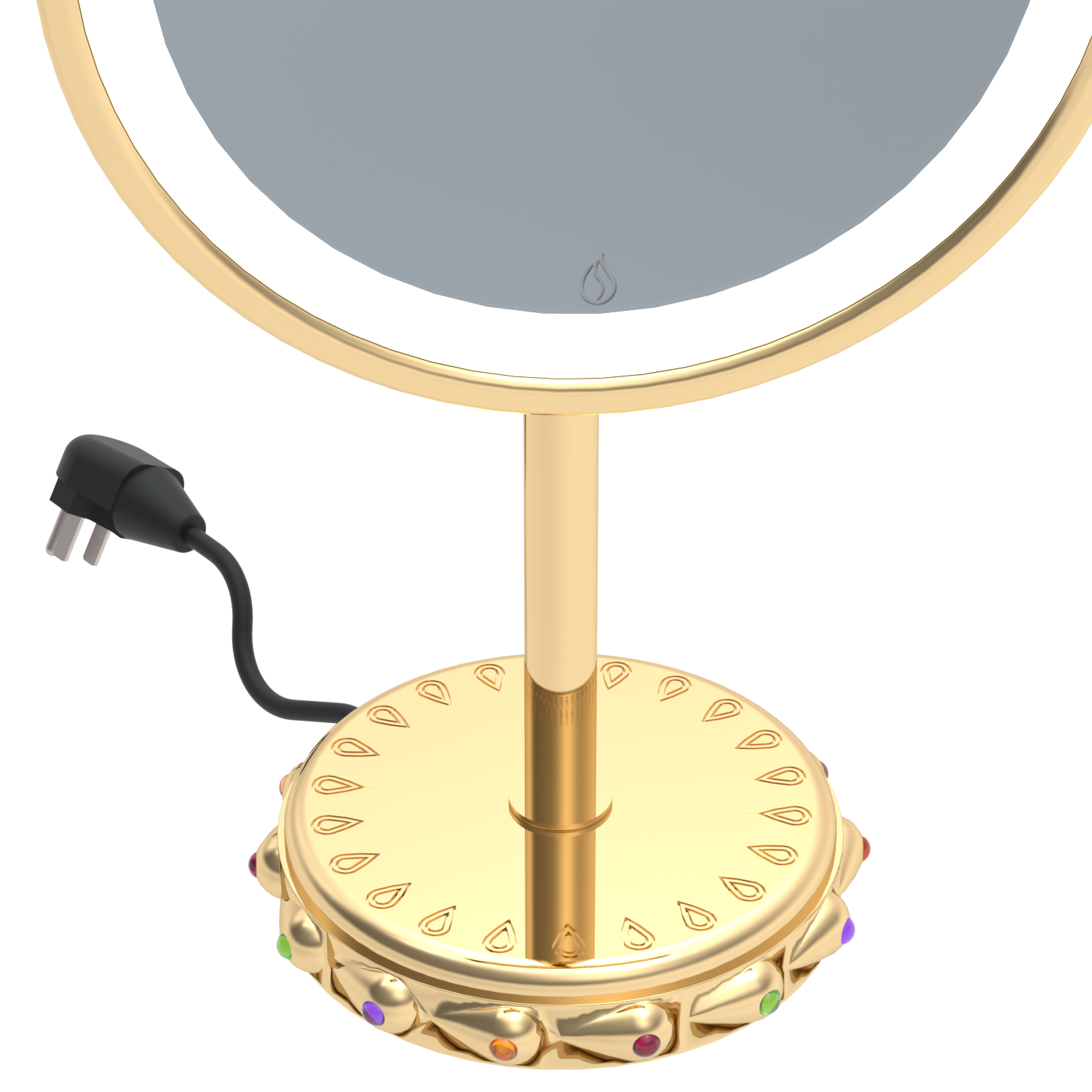 Bejeweled Royal Illuminated Magnifying Vanity Mirror - Image 2