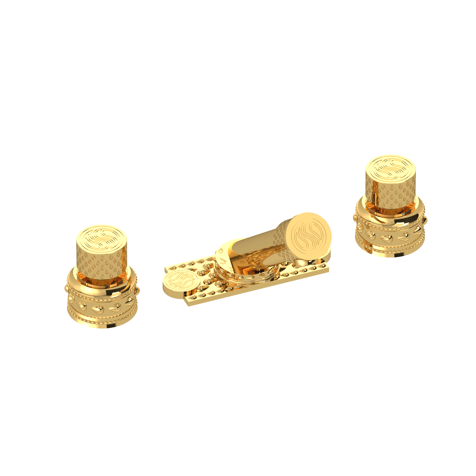 Unity Grand Deck Tub Faucet with Signature Plate